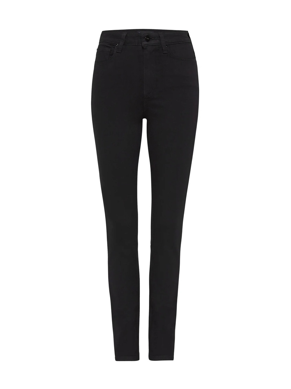 PAIGE Black High-Rise Skinny Jeans